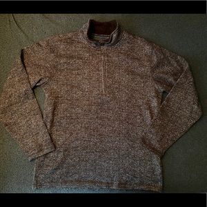Boys Sweater Quarter Zip Large